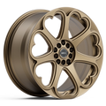 GT Form Hearts Highland Bronze wheel — cross-spoke hybrid forged performance
