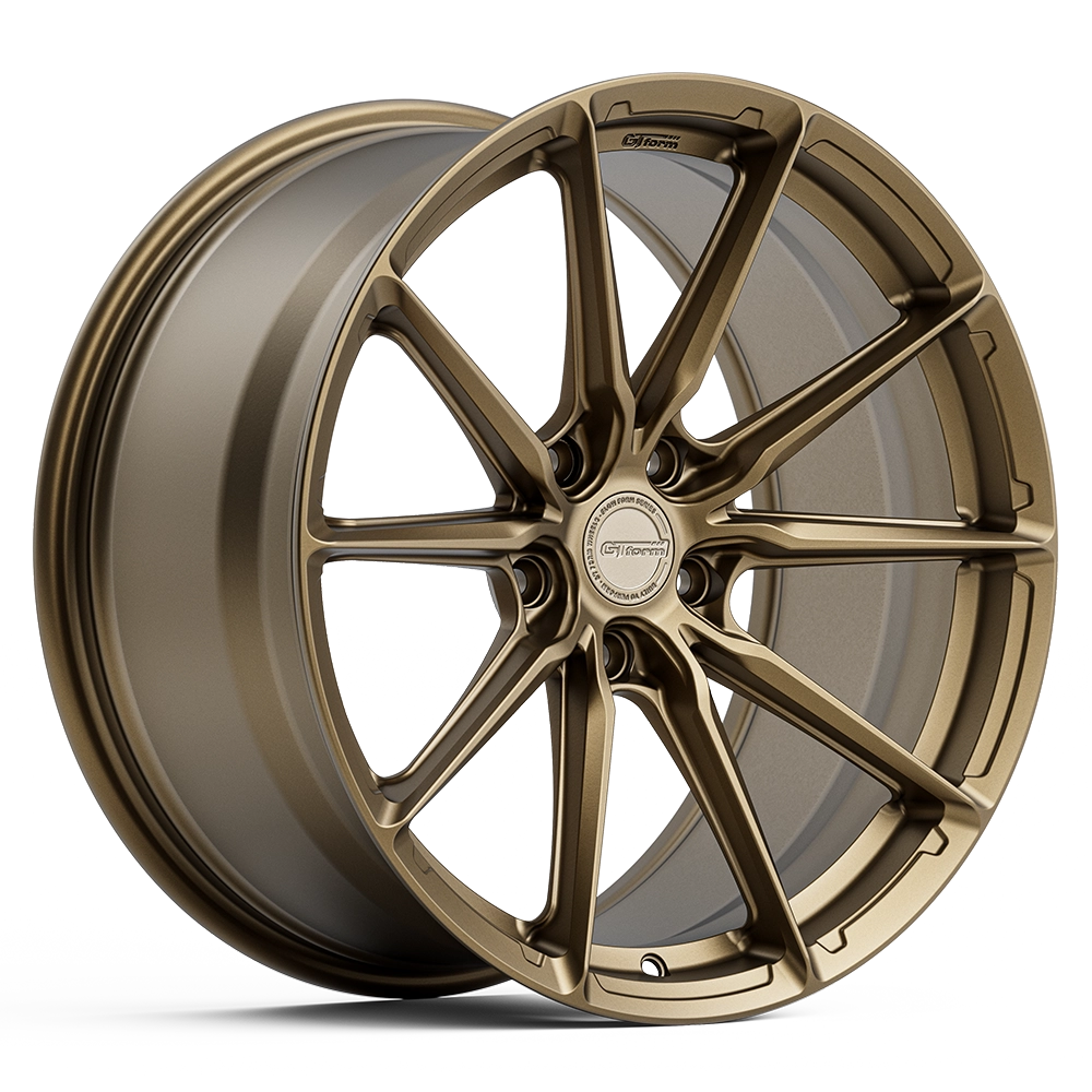 GT Form Venus Matte Bronze wheel — sculpted concave hybrid forged