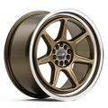 JSR ST35 Dark Bronze Machined Lip wheel — split-spoke step-lip JDM
