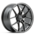 JSR ST57 Shadow Chrome wheel — split-spoke JDM flow-formed